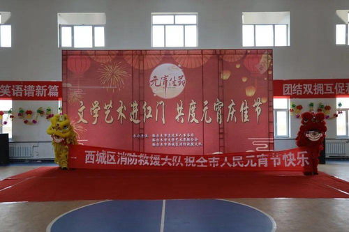 格尔木市消防救援支队开展“文化艺术进红门 共度元宵庆佳节”活动